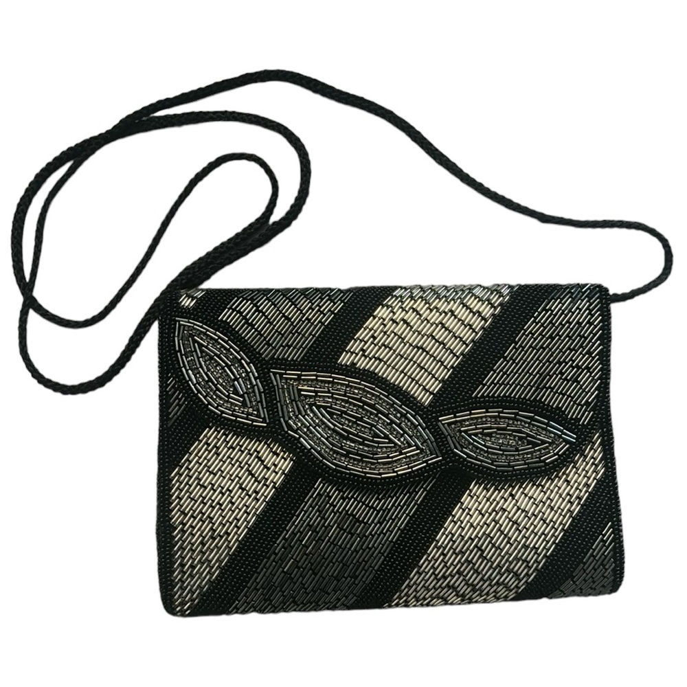 Vintage beaded clutch bag